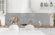 Küchenrückwand Hellgrau RAL 9006 6mm in 224 x 63 cm aus Glas bestellen