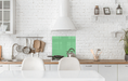 Küchenrückwand Limettengrün RAL 6019 6mm in 50 x 50 cm | Glas Star