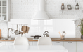 Küchenrückwand Weiß RAL 9003 6mm in 224 x 63 cm | Glas Star