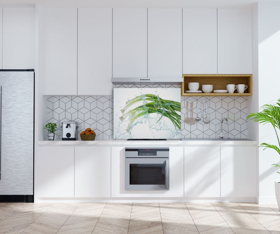 Küchenrückwand Wet Lauch 6mm in 100 x 75 cm aus Glas bestellen