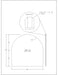 Funkenschutzplatte schwarz für Kaminofen Justus Faro W+ 2.0 7kW Speicherofen | Glas Star