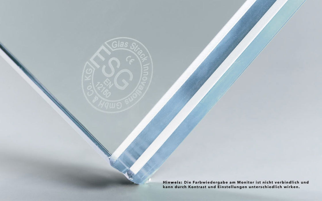 VSG Glas 21.52 mm klar aus 2 x ESG Glas Optiwhite | Glas Star