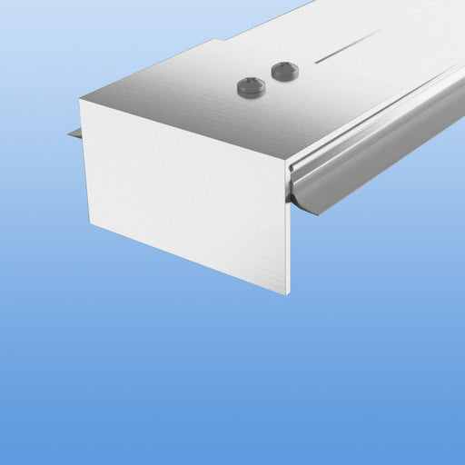 Klemmdeckel RAL 9010 - Weiß für 80 mm Profile | Glas Star
