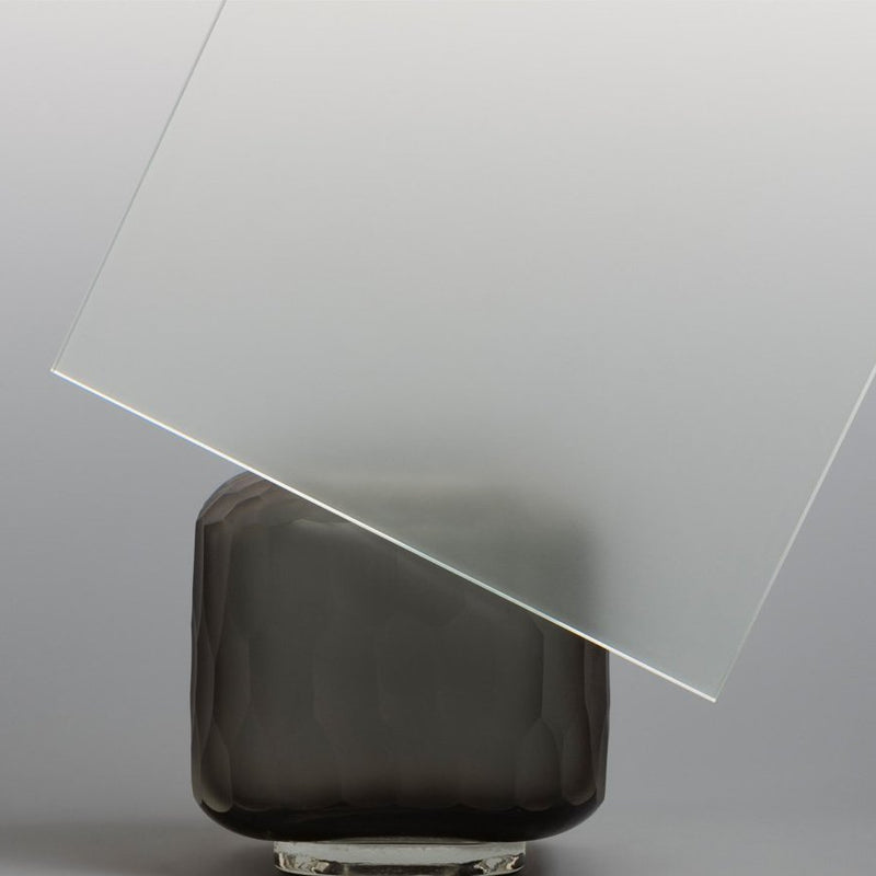 Muster für ESG Glas 6 mm satiniert Extraweiss