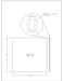 Funkenschutzplatte schwarz für Kaminofen Drooff Andalo 2 mit 4 / 8kW | Glas Star