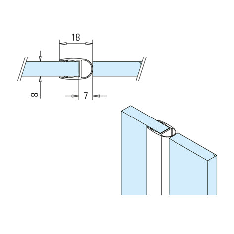Streifdichtung, Länge 2500 mm